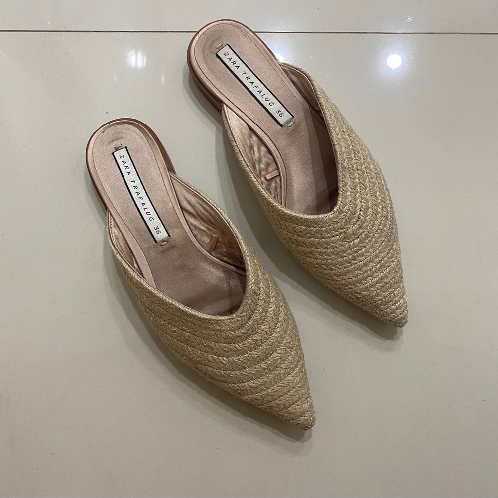 Spadrille mules